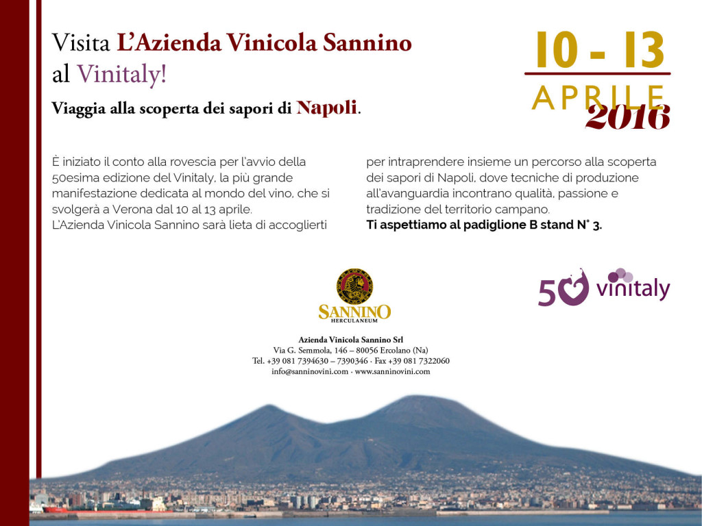 Vinitaly 2016 Sannino